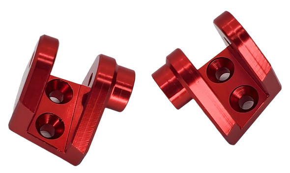 NHX RC Aluminum Upper Shock Mount - Red: Losi LMT 4WD