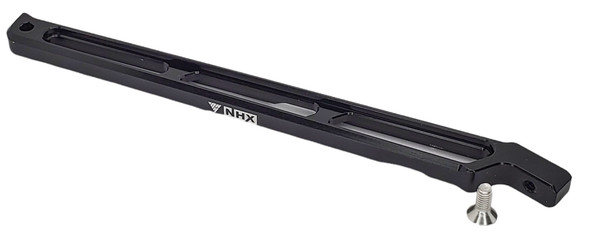 NHX RC Aluminum Rear Frame Brace -Black: Arrma Kraton 1/8 BLX 6S