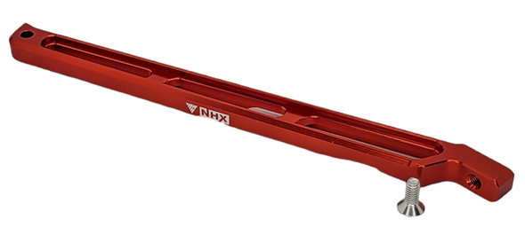 NHX RC Aluminum Rear Frame Brace -Red: Arrma Kraton 1/8 BLX 6S