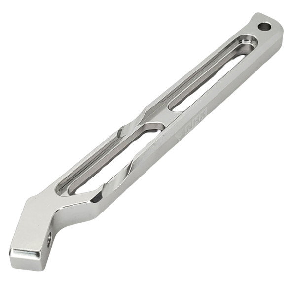 NHX RC Aluminum Short Rear Frame Brace -Silver: Arrma Kraton 1/8 BLX 6S