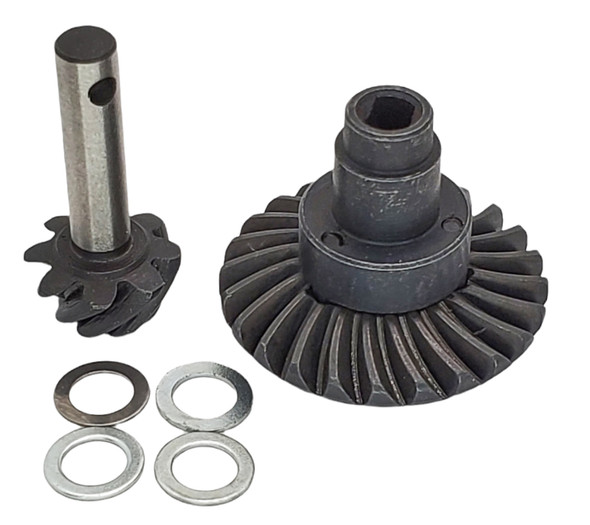 NHX RC Helical Spiral Hardened Steel Bevel Pinion Gear 8T-27T :SCX10 II / III / Capra 1.9 / AR44