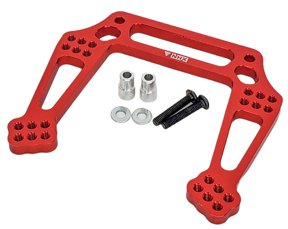 NHX RC Aluminum Front Shock Tower -Red:1/10 Traxxas 2WD Slash Bandit Stampede Rustler