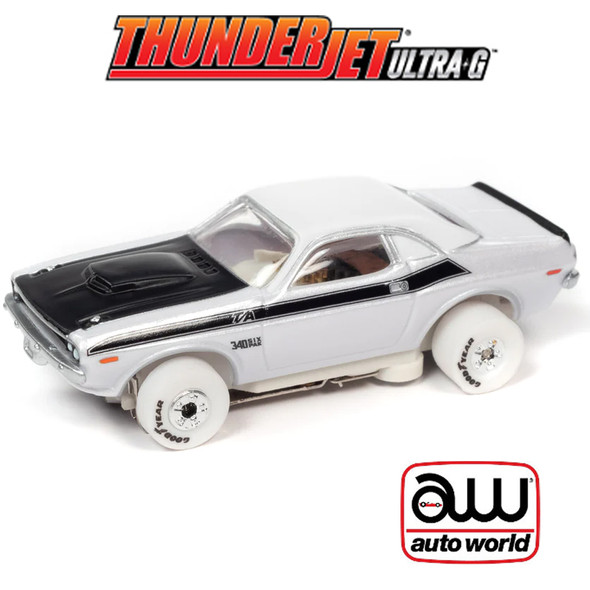 Auto World Thunderjet Ok Used Cars 1970 Dodge Challenger T/A iWheels HO Slot Car