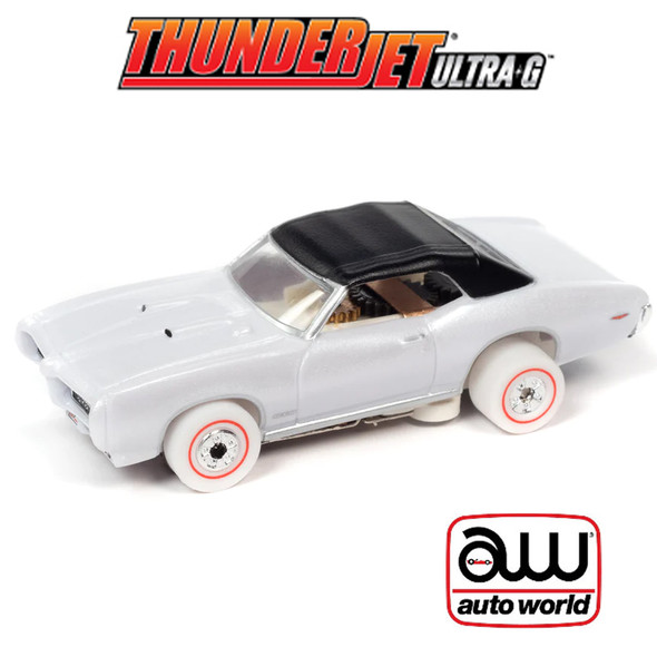 Auto World Thunderjet Ok Used Cars 1969 Pontiac GTO Convertible iWheels HO Slot Car