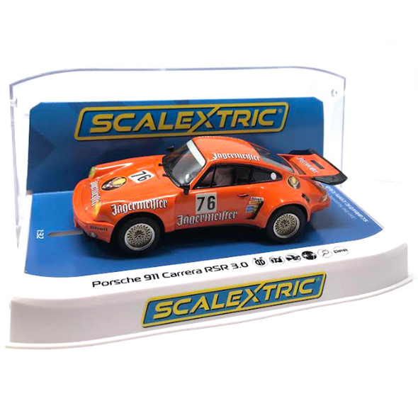 Scalextric C4211 Porsche 911 3.0 RSR Jagermeister Kremer Racing 1/32 Slot Car
