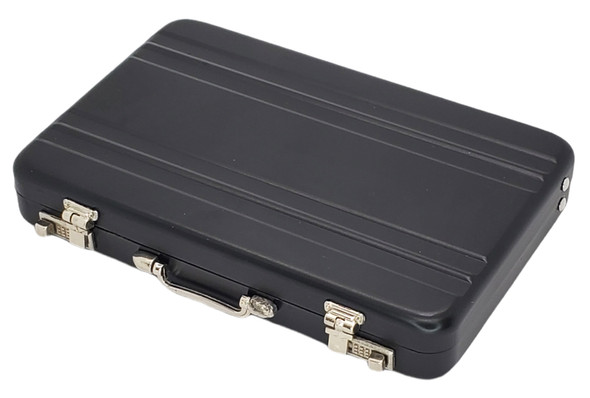 NHX RC Model Decorative Metal Suitcase - Black for Crawlers TRX-4 SCX10 GEN7/8