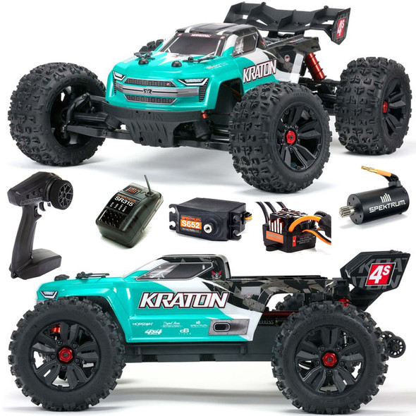 ARRMA ARA4408V2T1 1/10 KRATON 4X4 4S V2 BLX Speed Monster Truck RTR Green