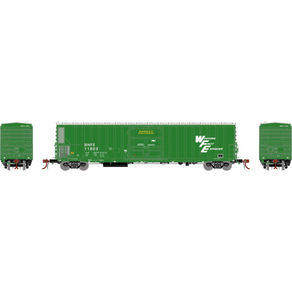 Athearn ATHG66304 FGE 57' Mechanical Reefer - BNFE/Green #11803 HO Scale