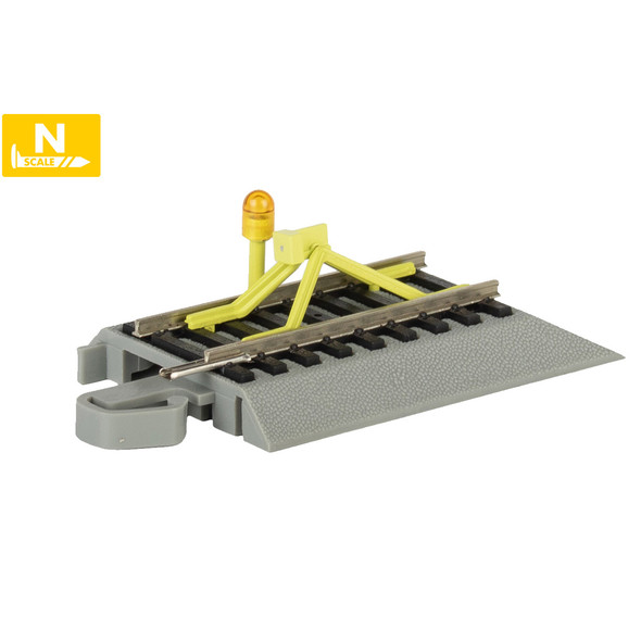 Bachmann 44858 Nickel Silver E-Z Track Flashing LED Bumper N Scale