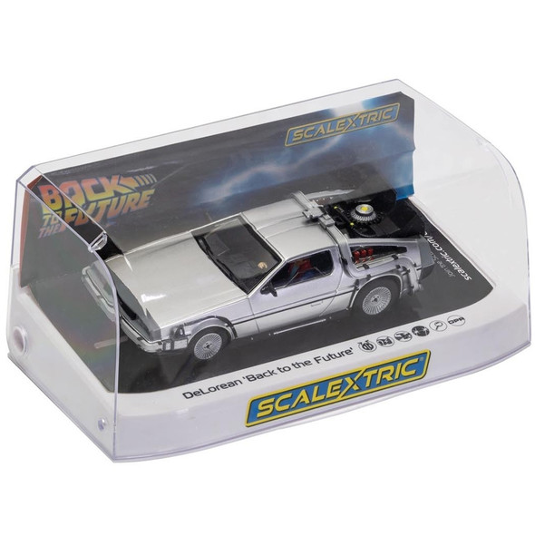 Scalextric C4117 DeLorean - Back to the Future 1/32 Slot Car Digital Plug Ready