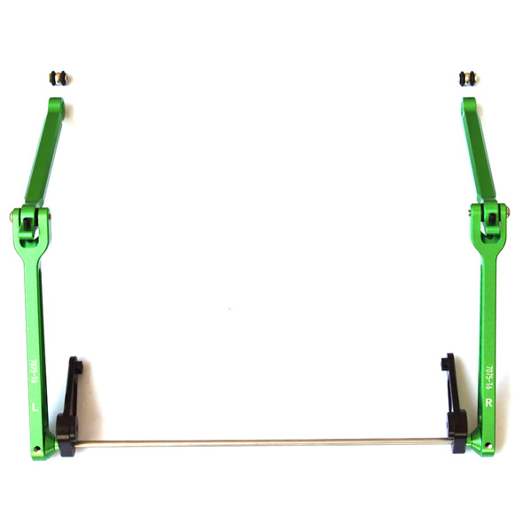 GPM Alum 7075-T6 Rear Anti Swing Rod & Stabilizer Bar Black : Losi Hammer Rey