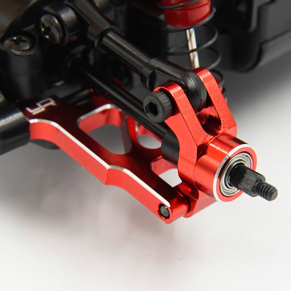 Yeah Racing KYMB-002RD Aluminum Rear Suspension Arm Red : Kyosho Mini-Z MB-010