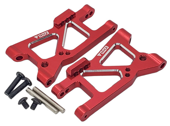 NHX RC Aluminum Rear Suspension Arms -Red (2) for Traxxas 4-Tec 2.0 / 3.0