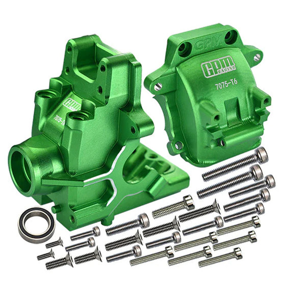 GPM Racing Aluminum 7075-T6 Front Or Rear Gear Box Green : Traxxas 1/8 Sledge GPM Racing Aluminum 7075-T6 Front Or Rear Gear Box Green : Traxxas 1/8 Sledge