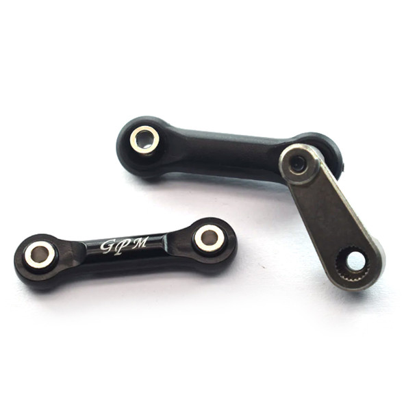 GPM Racing Aluminum Servo Tie Rod Black : 1/8 Sledge