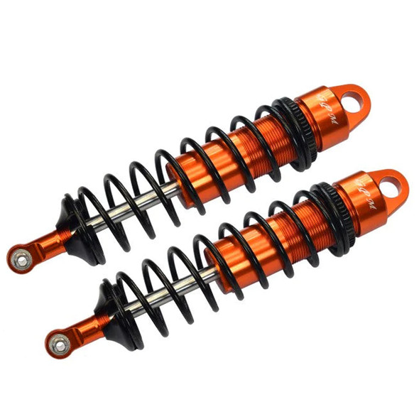 GPM Alum 6061-T6 Front Adjustable Spring Dampers 128mm Orange w/ 6mm Shaft : Sledge