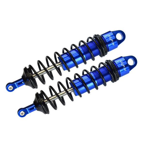 GPM Alum 6061-T6 Rear Adjustable Spring Dampers 143mm w/6mm Shaft Blue : Sledge