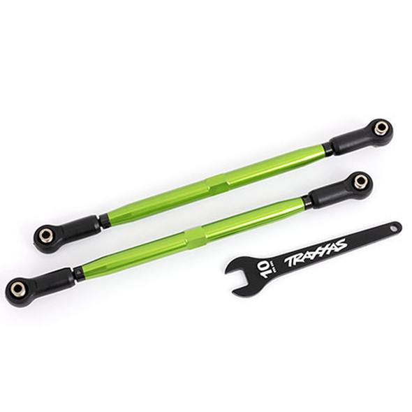 Traxxas 7897G Front Tubes 7075-T6 Aluminum 188mm Toe Links Green (2) : X-Maxx