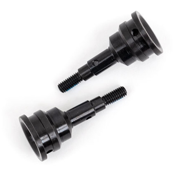 Traxxas 9054 Heavy Duty Front 6mm Stub Axles : 4x4 Hoss / Rustler / Slash