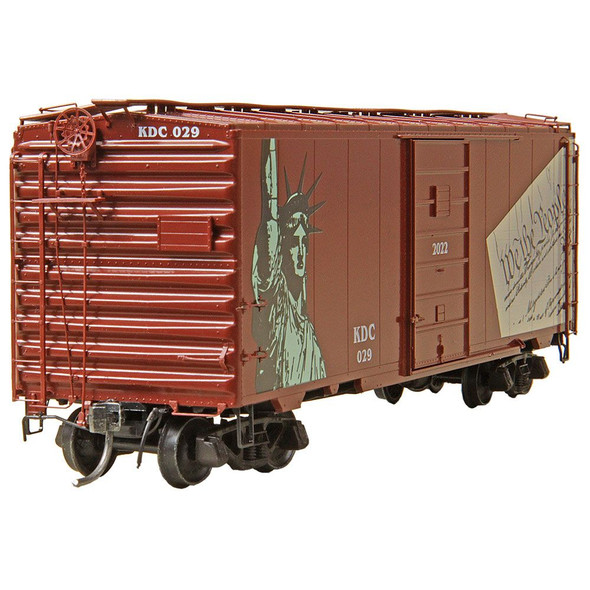 Kadee 6929 KDC 2022 Patriotic Car #029 - RTR 40' PS-1 Boxcar HO Scale