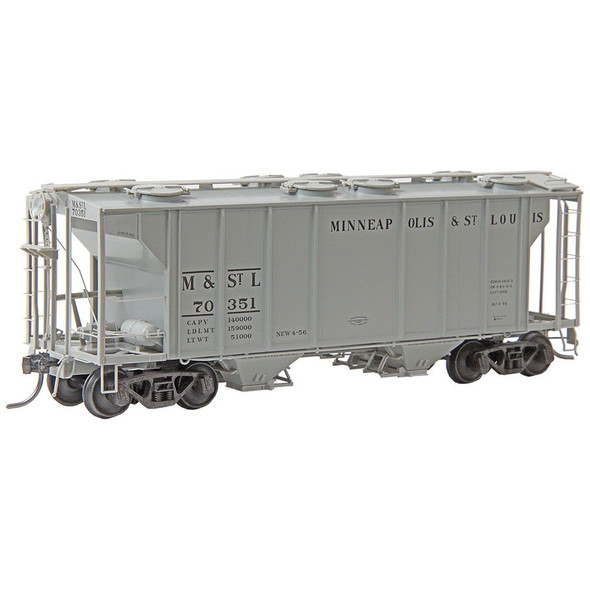 Kadee 8343 Minneapolis & St Louis #70351 - RTR PS-2 Two Bay Hopper HO Scale