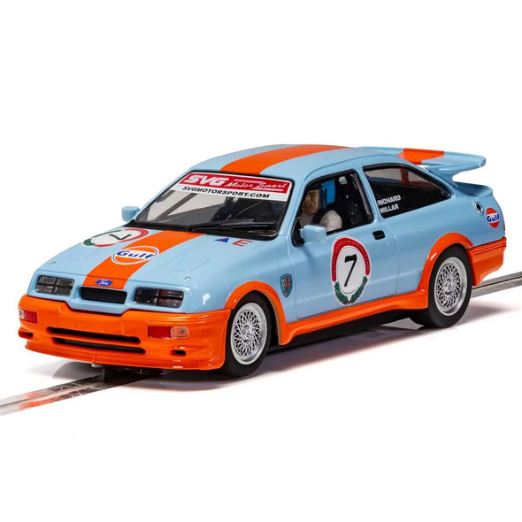 Scalextric C4231 Ford Sierra RS500 - Gulf Edition - Richard Millar 1/32 Slot Car