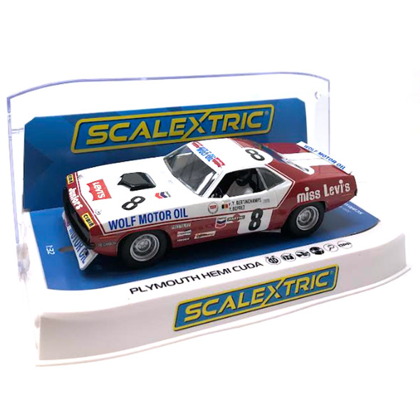 Scalextric C4247 Chrysler Hemicuda - Spa 24 Hours 1973 - Bertinchamps & Deprez 1/32 Slot Car