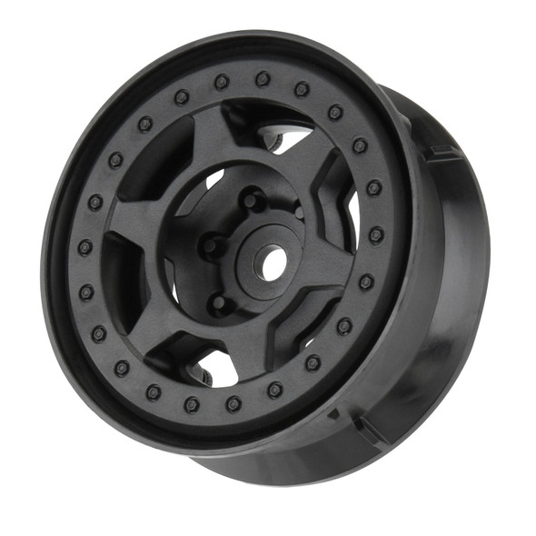 Pro-Line 2809-031/10 Holcomb F/R 1.9" 12mm Crawler Bead-Loc Wheels (2) Black