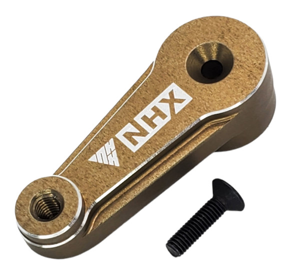 NHX RC Heavy Duty Aluminum 15T Servo Horn for 1/6 Axial SCX6 -Bronze