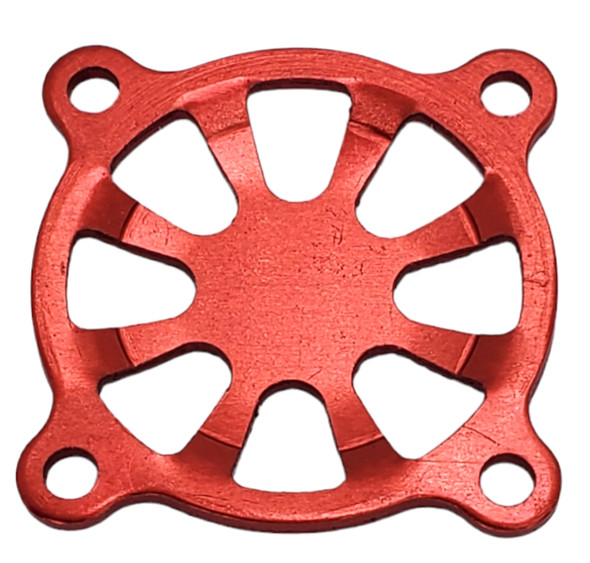 NHX RC Aluminum Fan Protective Cover for 30x30mm Fans- Red
