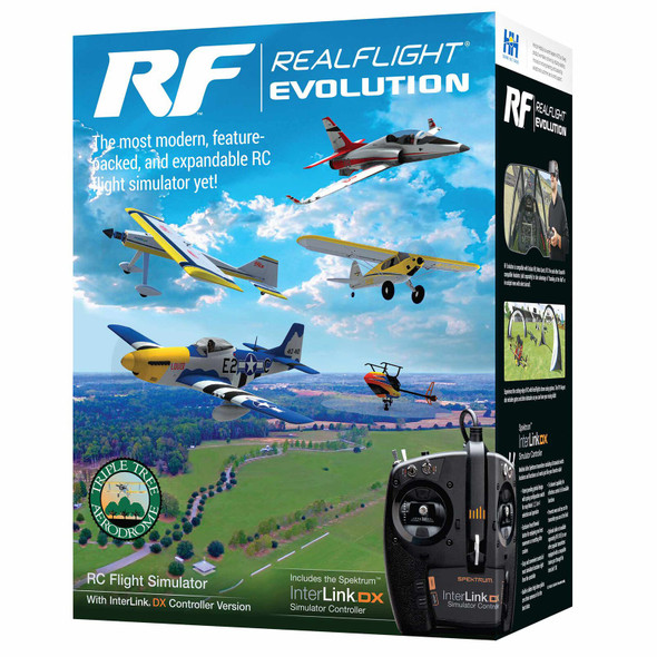 RealFlight RFL2000 Evolution RC Flight Simulator w/ InterLink DX Controller