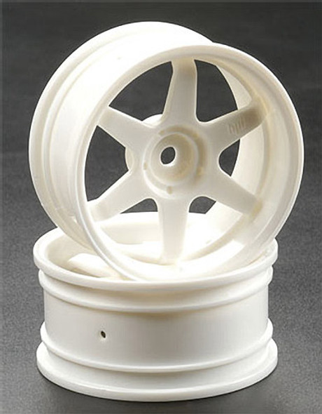 HPI 3845 TE37 Wheel 26mm White 6mm Offset (2)