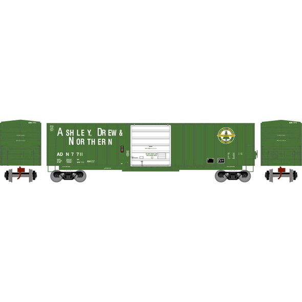 Athearn ATH22371 50' SIECO Box Car - Ashley Drew & Northern #7711 N Scale