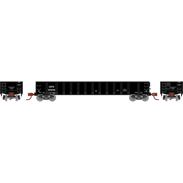 Athearn ATH8377 52' Mill Gondola - CEFX #30258 RTR Freight Cars HO Scale