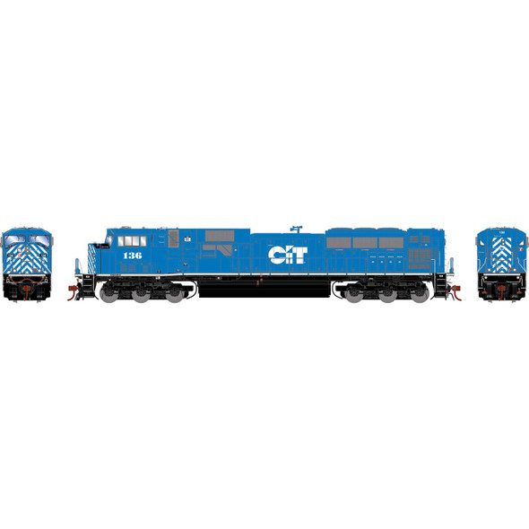 Athearn ATHG27362 G2 SD90MAC CIT Group #136 Locomotive w/ DCC & Sound HO Scale