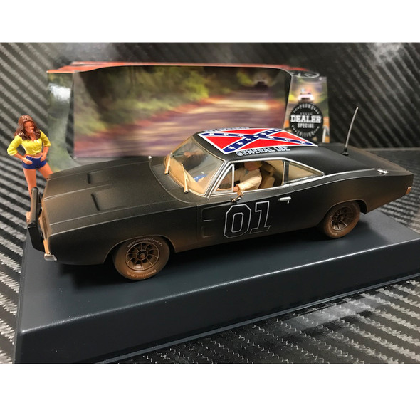 Pioneer P175-DS General Lee Dealer Special Dirty Version Slot Car 1/32 Scalextric DPR