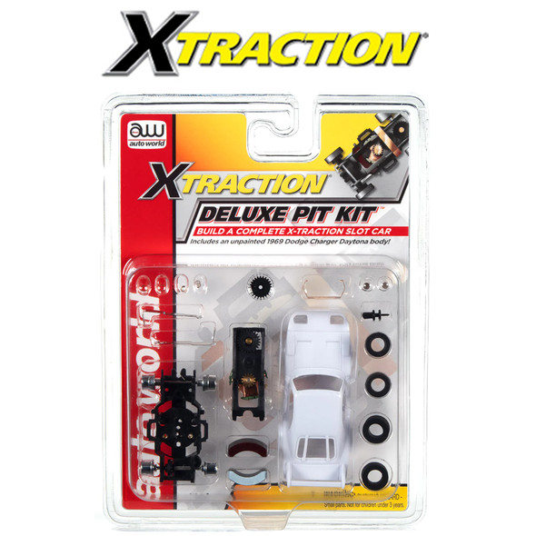 Auto World TRX110 X-Traction Deluxe Pit Kit (w/1969 Dodge Daytona Body) HO Scale