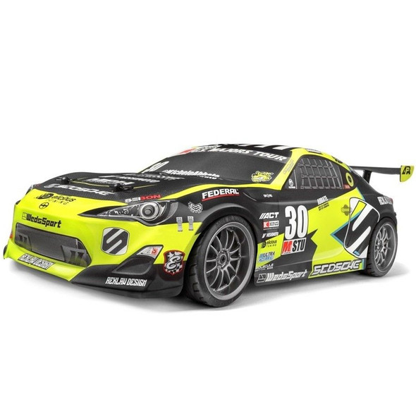 HPI 120090 E10 Michele Abbate GRRRacing 1/10 4WD Touring Car w/ Radio / Batt / Chrgr