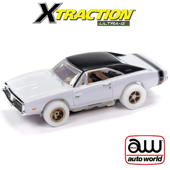 Auto World Xtraction Yesterday 1969 Dodge Charger R/T iWheels HO Slot Car