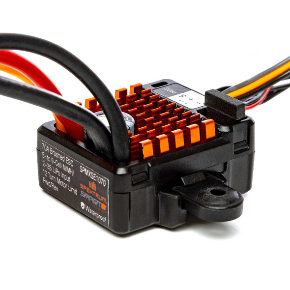 Spektrum SPMXSE1070 Firma 70A Brushed Smart ESC / 2S-3S IC3 Connector