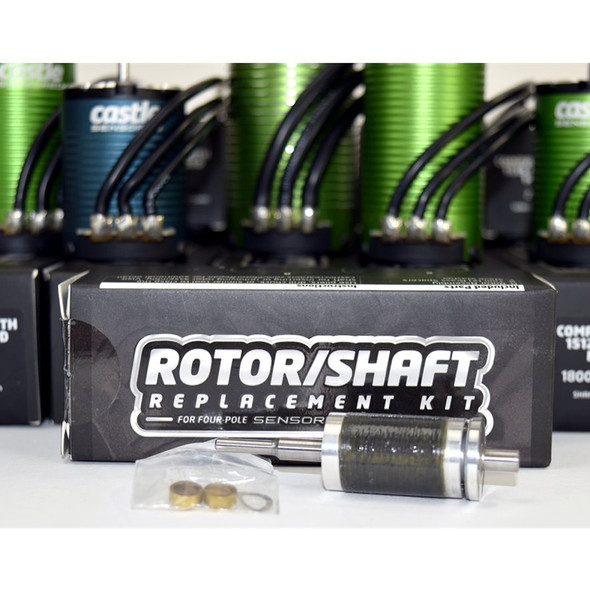 Castle Creations 011-0131-00 Rotor / Shaft Replacement Rebuild Kit 1512-2650kv 1800kv