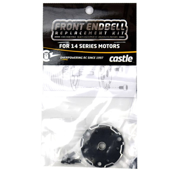 Castle Creations 14 Series Motor Front Endbell Replacement Kit 011-0133-00