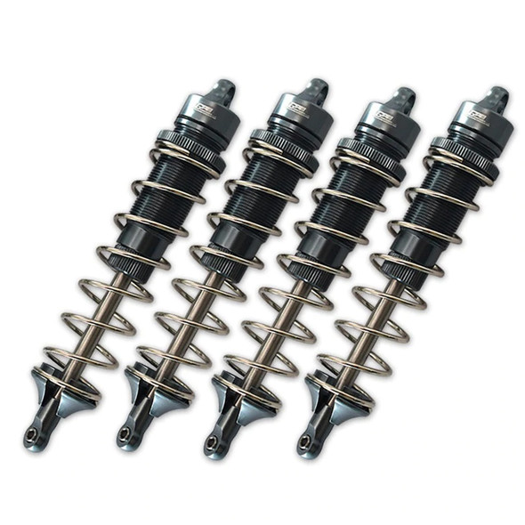 GPM Aluminum Front & Rear Adjustable Dampers 130mm Grey : Corally Sketer XL4S