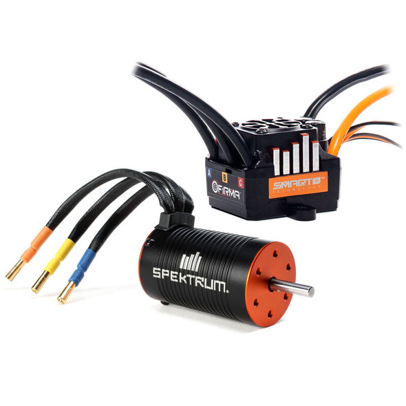 Spektrum SPMXSEMC01 Firma 85A Brushless Smart ESC / 3300Kv Sensorless Motor Combo