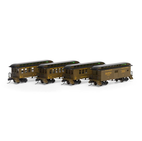 Athearn ATH12405 34' NYC Passenger Car Set (4) N Scale