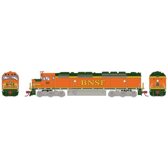 Athearn ATH15287 FP45 BNSF Railway #93 Locomotive N Scale