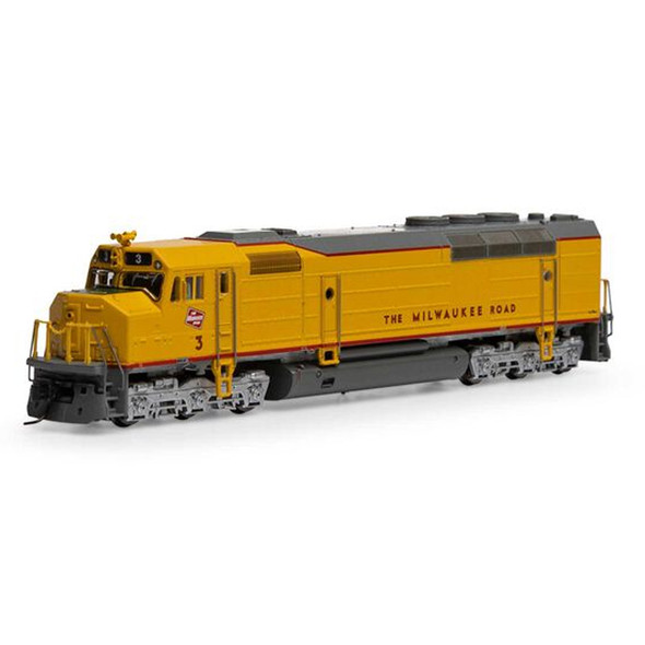Athearn ATH15378 FP45 Milwaukee Road #3 Locomotive w/ DCC & Sound N Scale