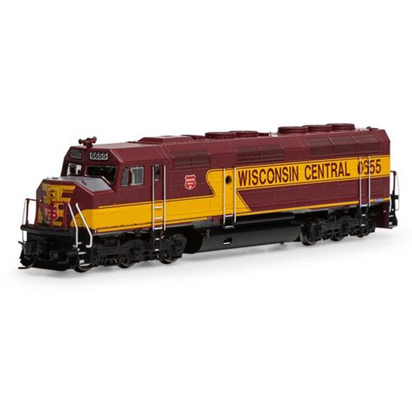 Athearn ATH15395 FP45 Wisconsin Central #6655 Locomotive w/ DCC & Sound N Scale