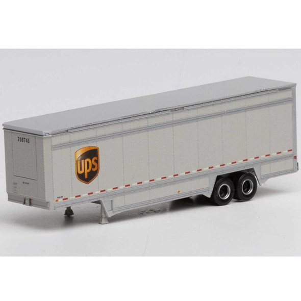 Athearn ATH30114 40' Drop Sill Parcel Trailer UPS/Logo #708745 N Scale