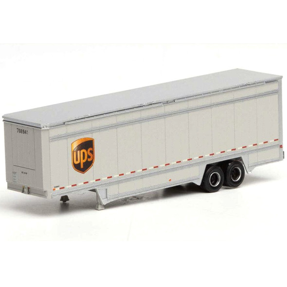 Athearn ATH30115 40' Drop Sill Parcel Trailer UPS/Logo #708941 N Scale